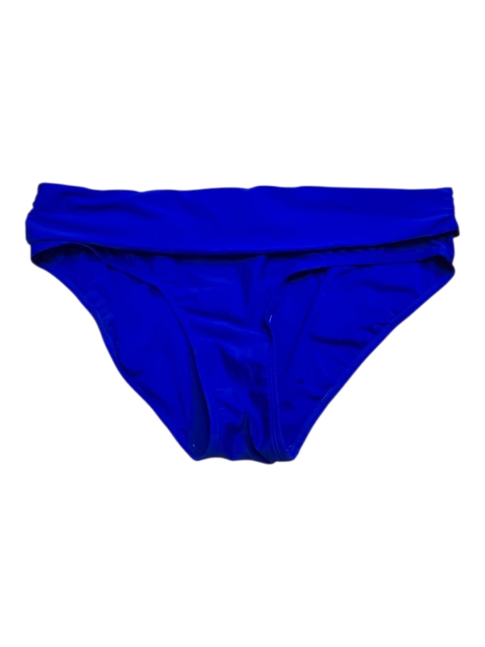 Jones New York Royal Blue Fold-Over Bikini Bottom